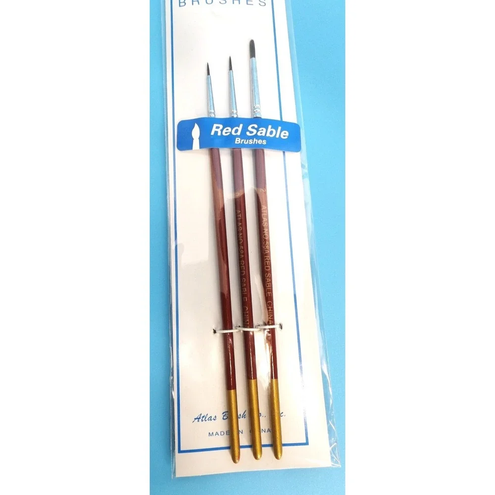 Princeton Select Artiste Brushes set of 6 & Atlas Red Sable brush set of 3